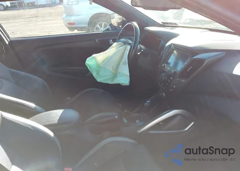 2016 Hyundai Veloster Turbo from USA, damaged, VIN KMHTC6AEXGU294006